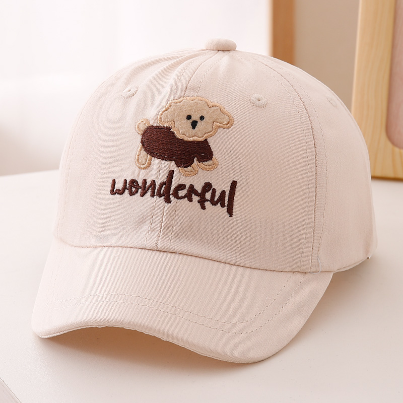 Embroidery Hat Machine - Children's Korean-style gentle-style teddy bear patchwork