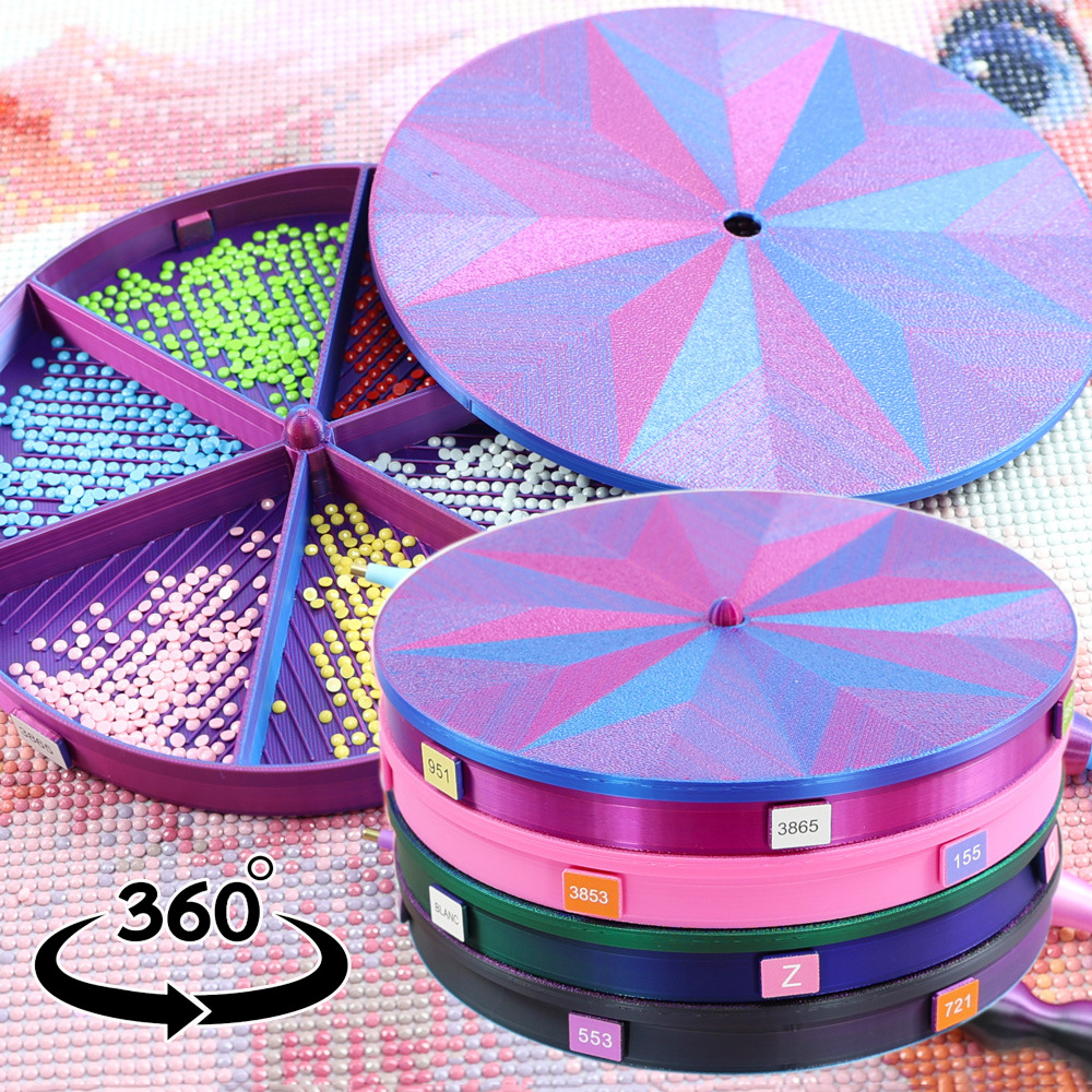 Embroidery Kit Starter - Diamond Painting Tray Storage Box, Stackable