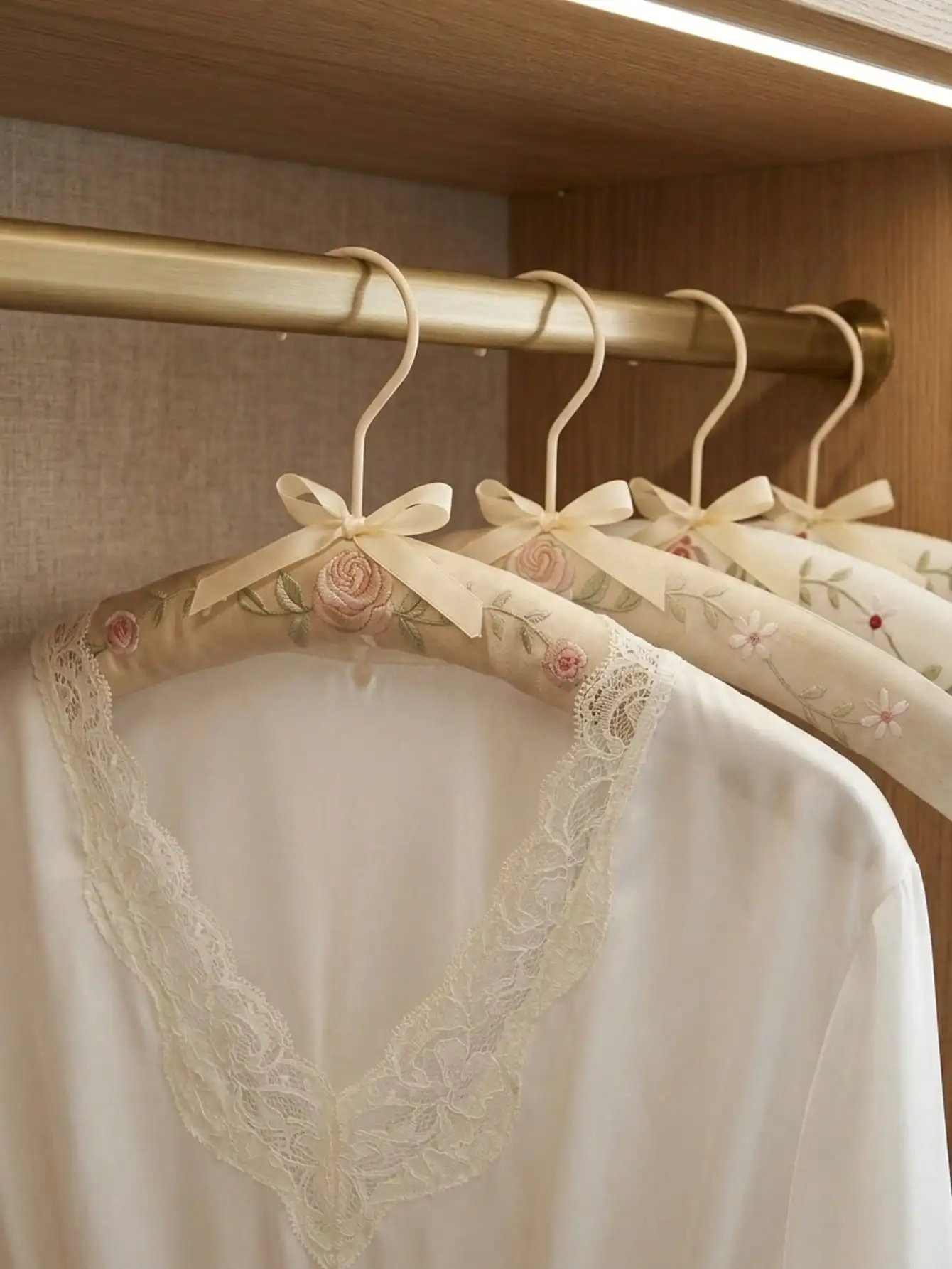 Embroidery Gift - Embroidery-Covered Hanging Rack, A Non-Slip Clothing