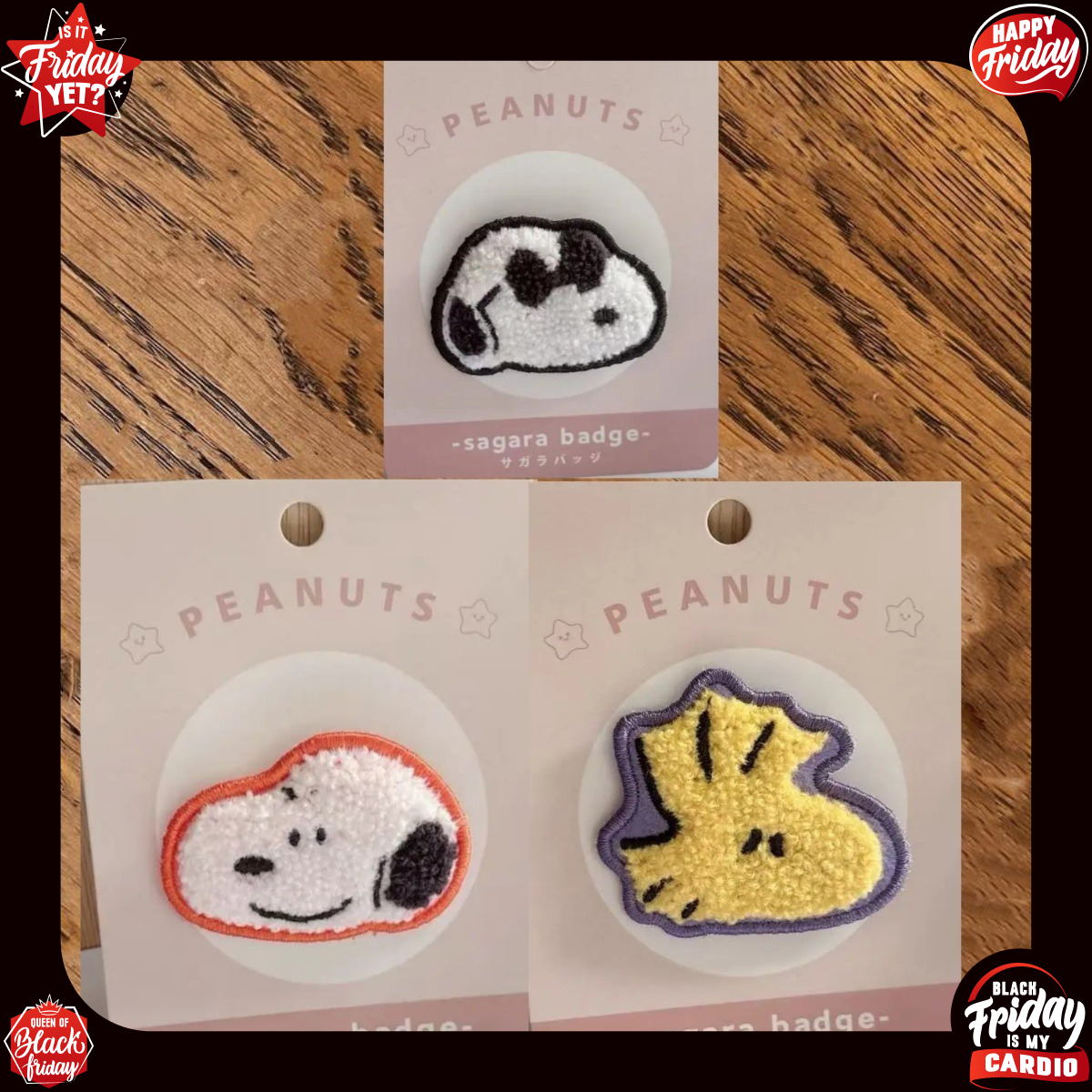 Embroidery Gift - Cute Snoopy Cartoon Embroidery Badge, Japanese