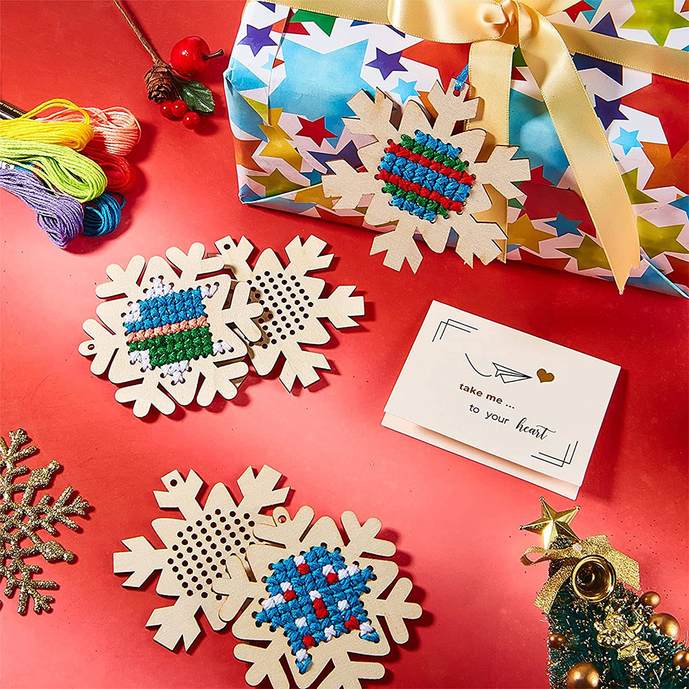 Embroidery Xmas Kits - Cross Stitch Hanging Pendant Easter Eggs