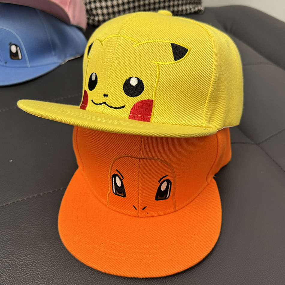 Embroidery Gift - 2027 Cute Anime Pokemon Embroidery Baseball