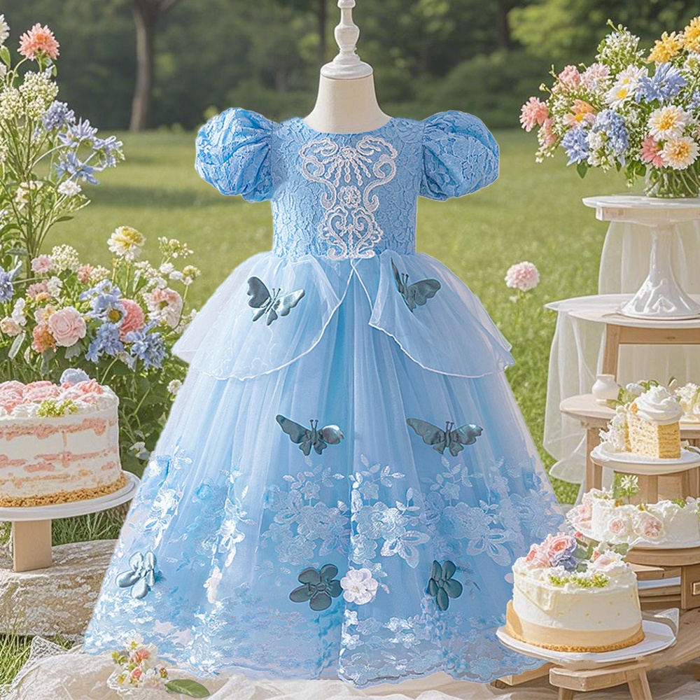 Bubble sleeve princess dress f – Embroidery World Bewertung und Preis