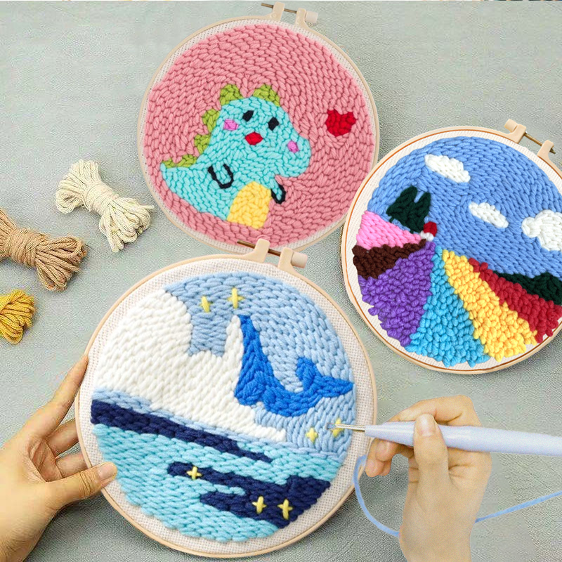 Punch Needle Embroidery Kit St – Embroidery Xmas Kits Bewertung und Preis