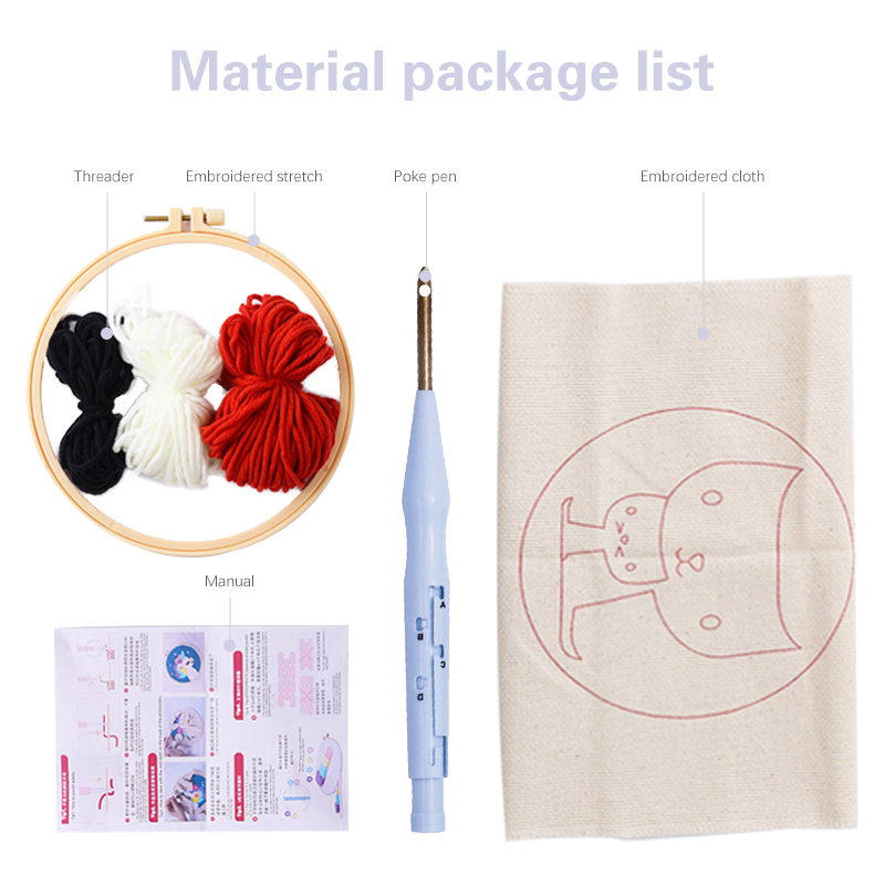 Punch Needle Embroidery Kit St – Embroidery Xmas Kits Bewertung und Preis