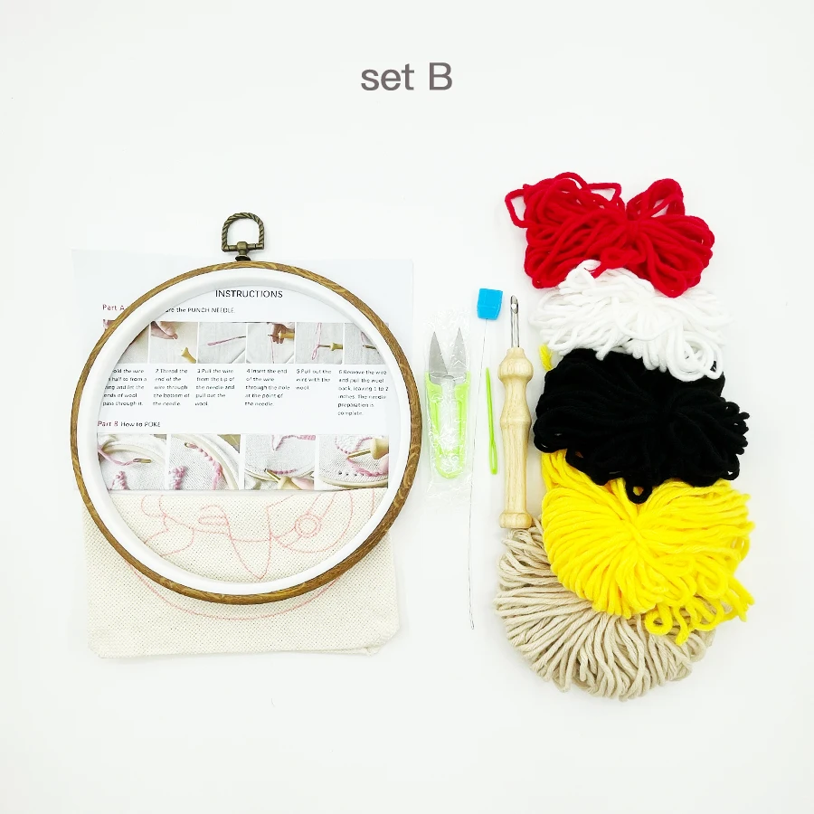 Xmas Punch Needle Embroidery K – Embroidery Xmas Kits Bewertung und Preis