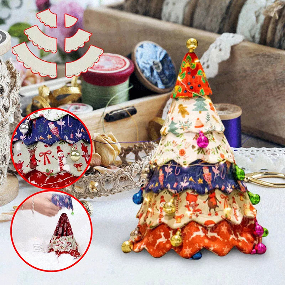 Xmas Tree Hand-made Templates  – Embroidery Xmas Kits Bewertung und Preis