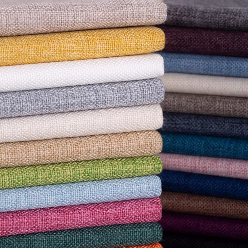 Cotton Linen Plain Color Sofa  – Linen Fabric Natural Bewertung und Preis
