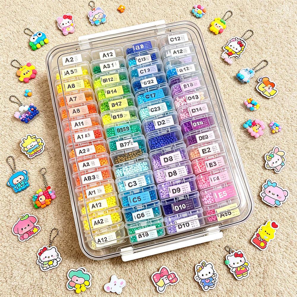 60pcs Transparent Plastic Stor – Embroidery Beads Bewertung und Preis