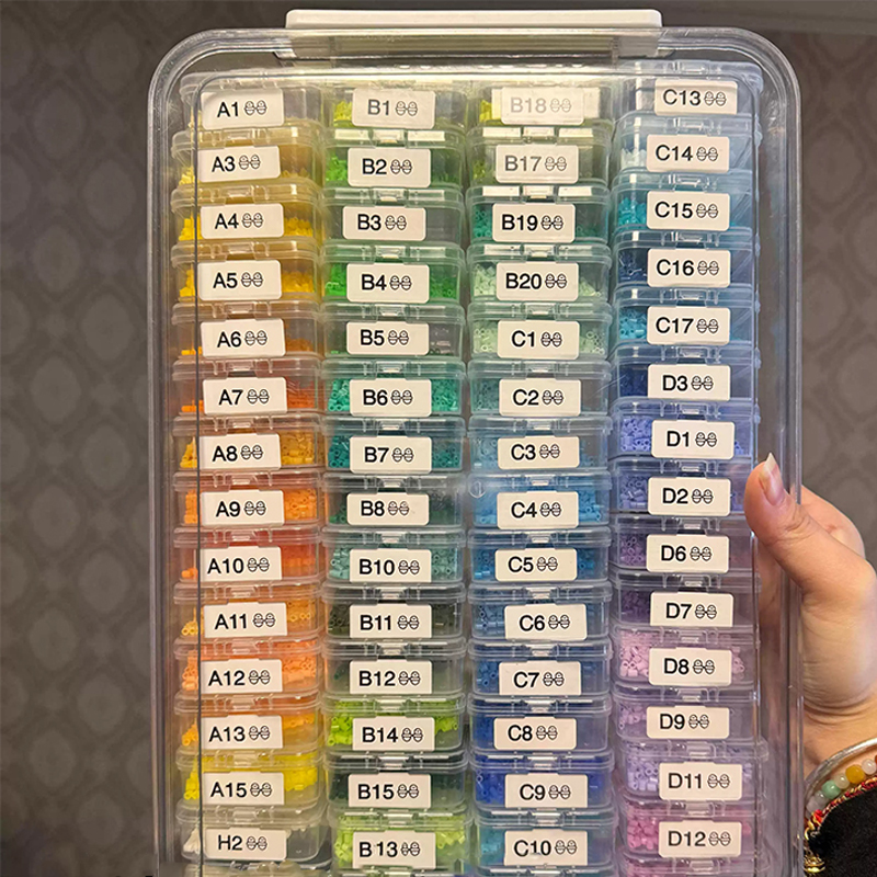 60pcs Transparent Plastic Stor – Embroidery Beads Bewertung und Preis