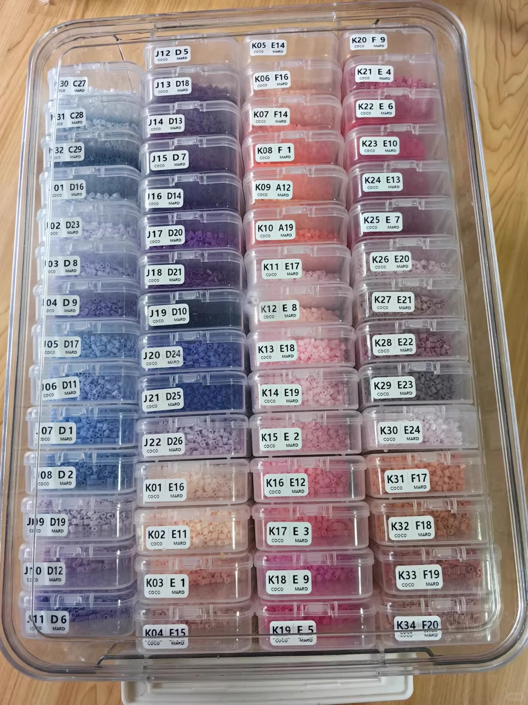 60pcs Transparent Plastic Stor – Embroidery Beads Bewertung und Preis