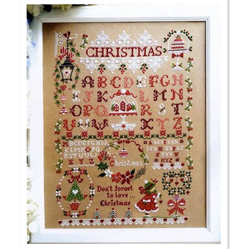 Christmas girl cross stitch ki – Embroidery Xmas Kits Bewertung und Preis