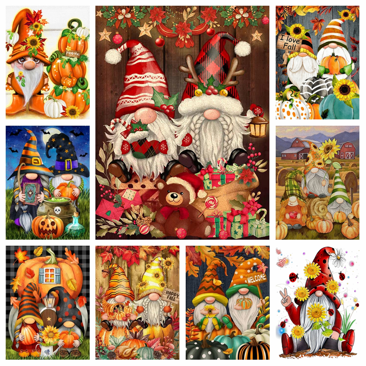 DIY Xmas Garden Gnomes Diamond – Embroidery Xmas Kits Bewertung und Preis