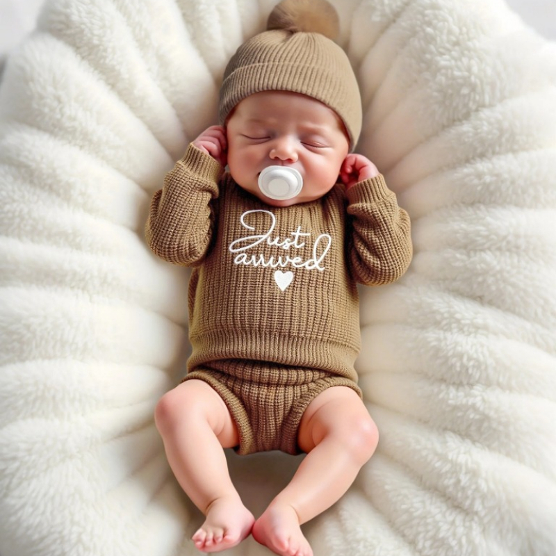 3pcs Set Knitted Newborn Boy G – Embroidery World Bewertung und Preis