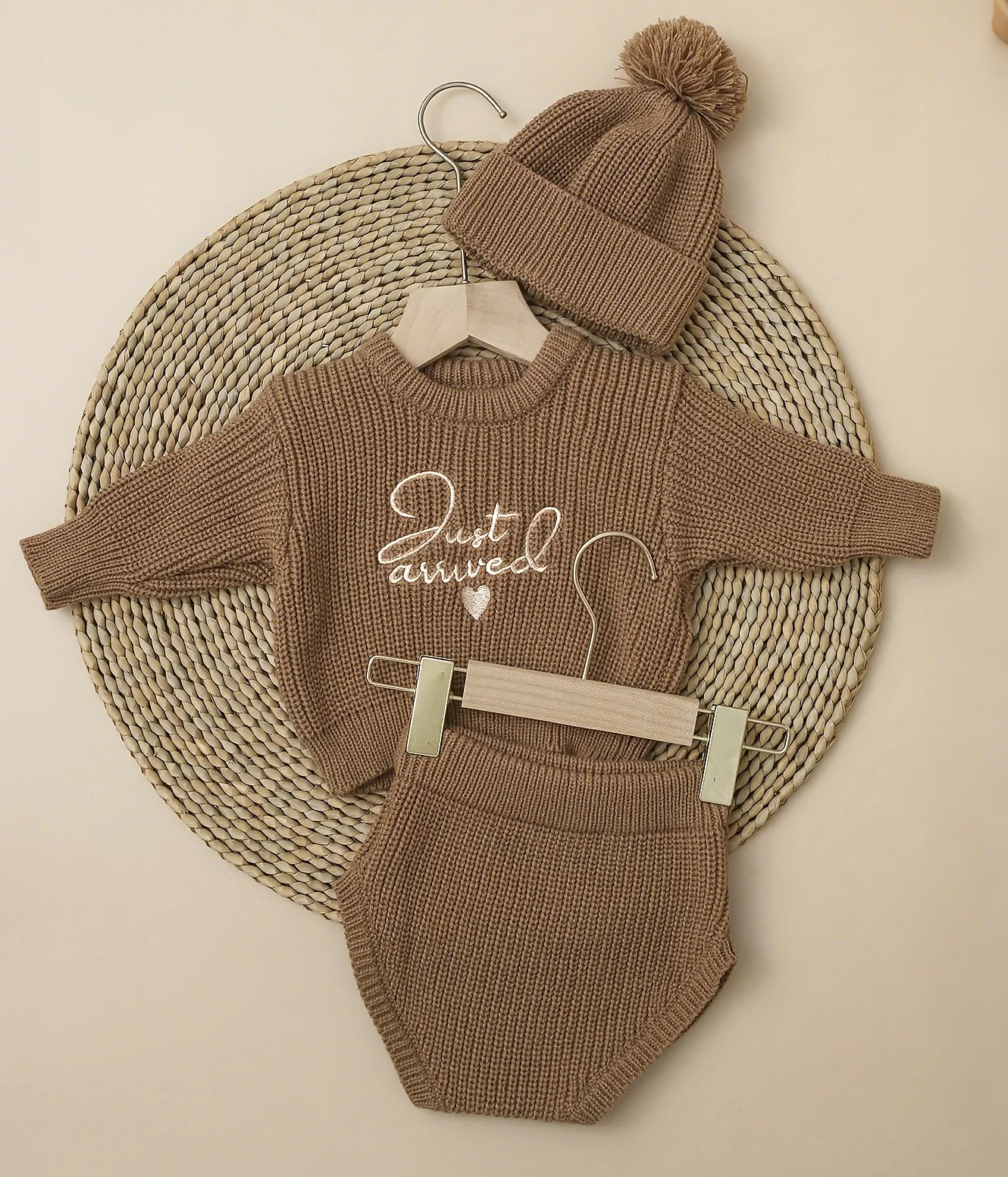 3pcs Set Knitted Newborn Boy G – Embroidery World Bewertung und Preis