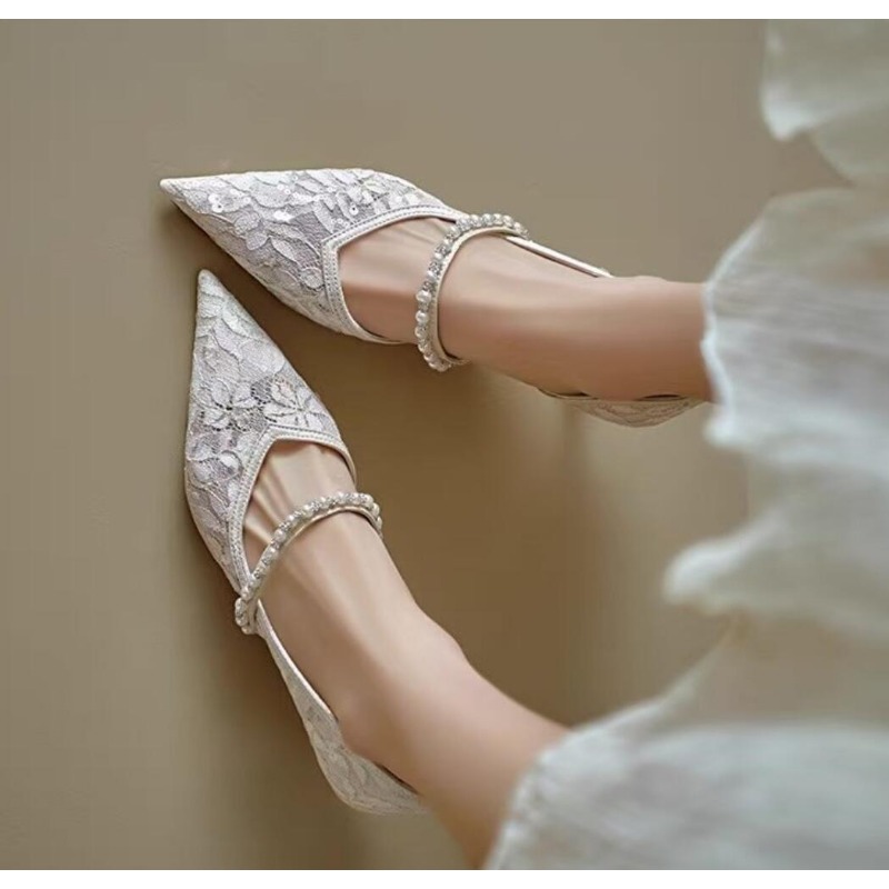 Sexy Lace Embroidery High Heel – Embroidery Beads Bewertung und Preis