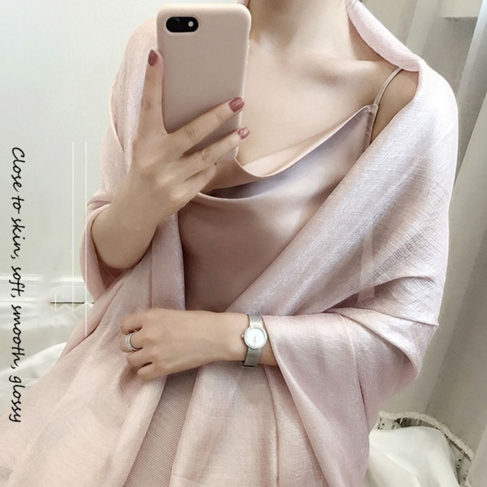 Linen Women Plain Scarf Fashio – Linen Fabric Natural Bewertung und Preis