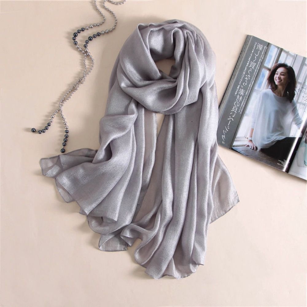 Linen Women Plain Scarf Fashio – Linen Fabric Natural Bewertung und Preis
