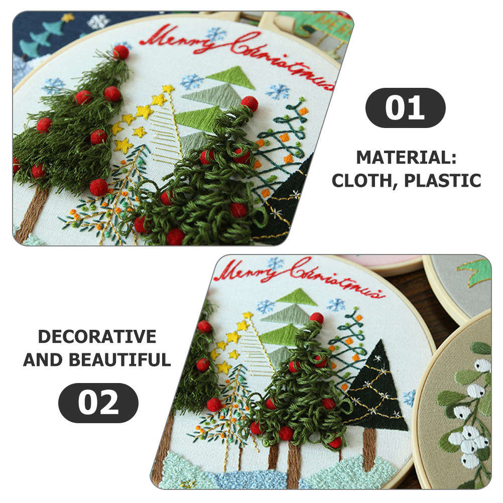 Christmas Embroidery Kit 20cm  – Embroidery Xmas Kits Bewertung und Preis