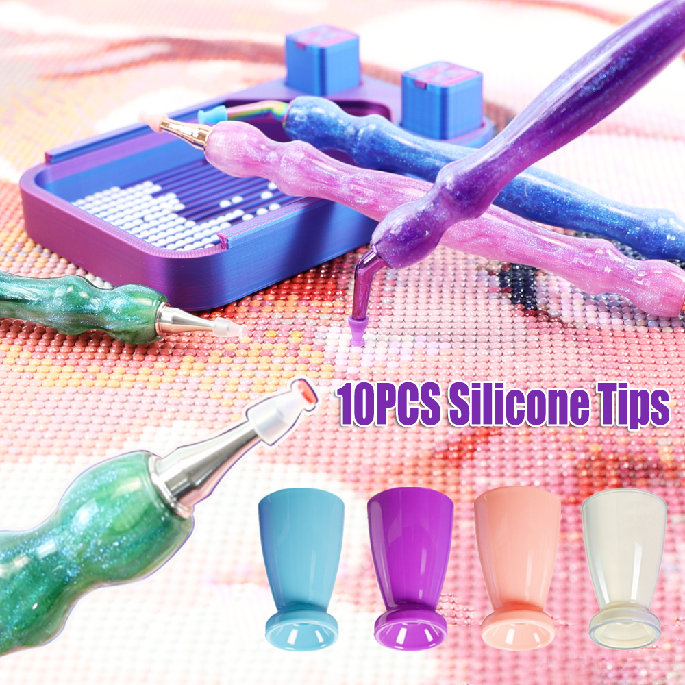 10PCS Mini Silicone Tips For D – Embroidery Kit Starter Bewertung und Preis