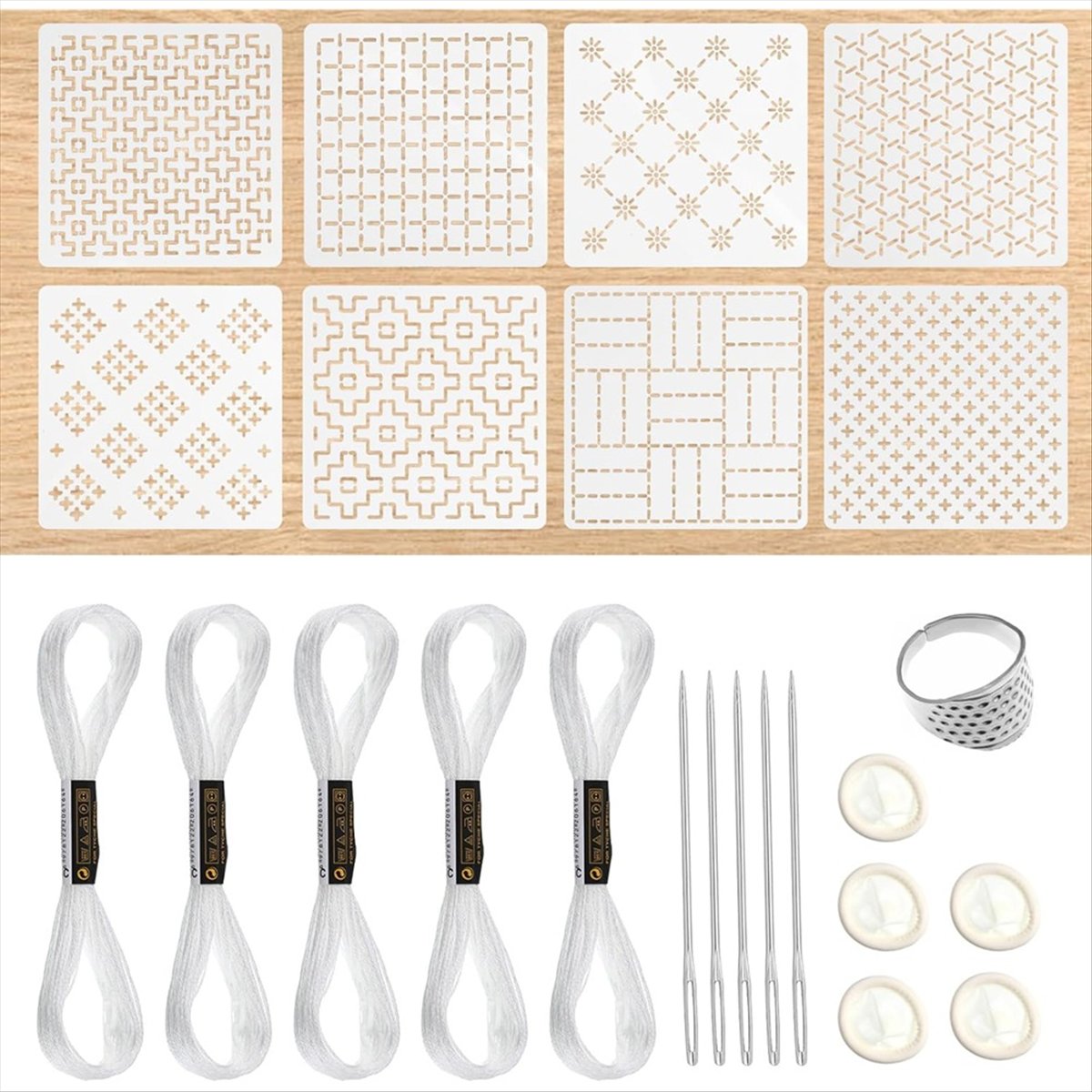 BHBL 24Pcs Plastic -Stencil Ki – Embroidery X Pattern Bewertung und Preis