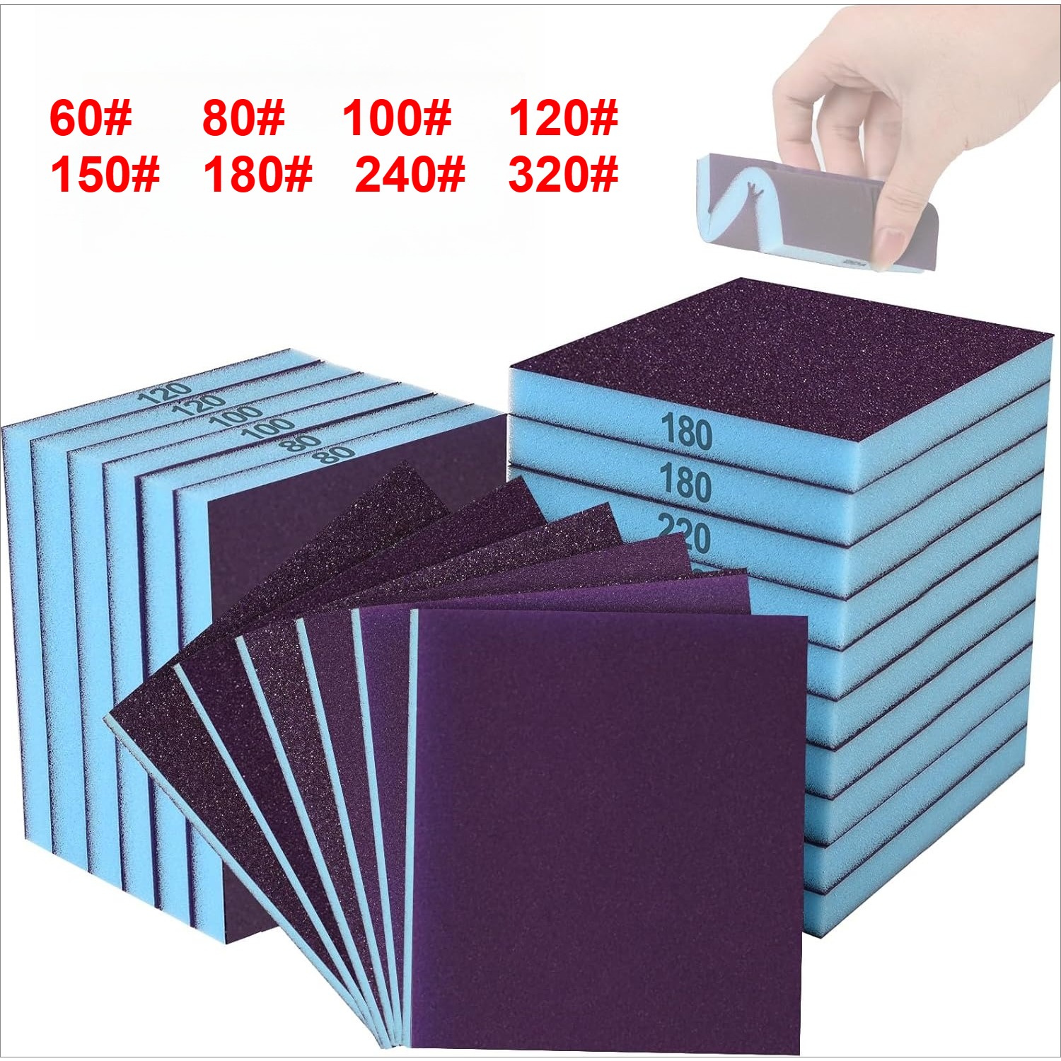 8Pack Double-Sided Sanding Spo – Embroidery Art Painting Bewertung und Preis