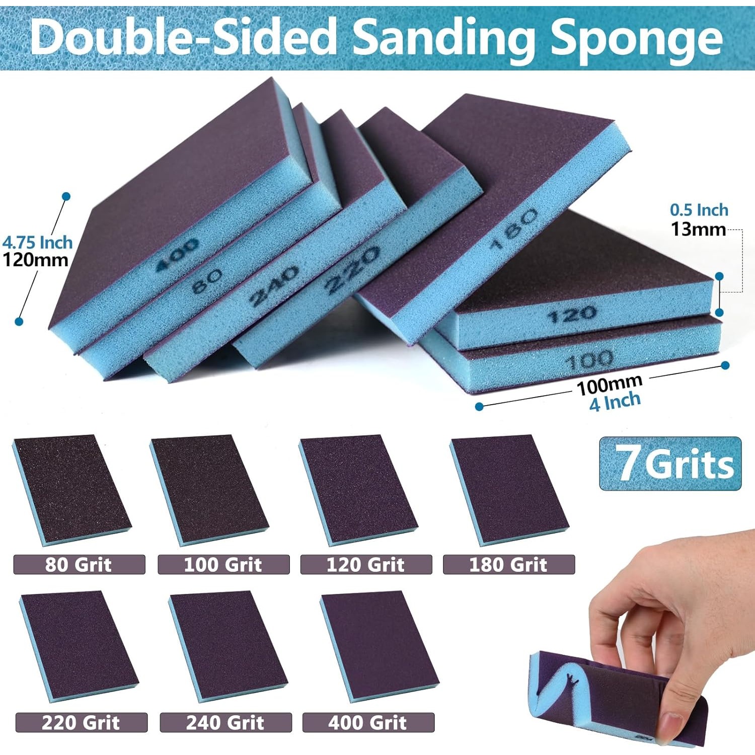8Pack Double-Sided Sanding Spo – Embroidery Art Painting Bewertung und Preis