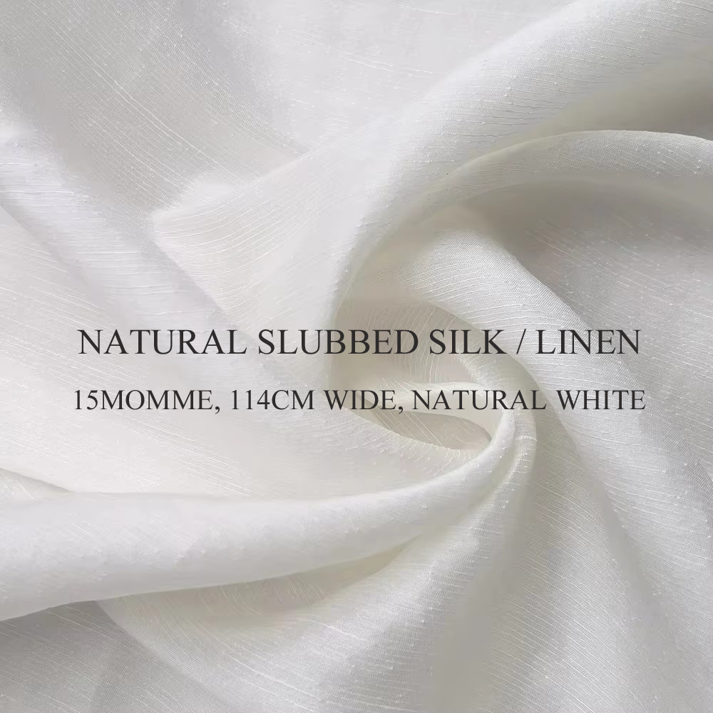Mulberry Silk Linen 45'' Wide  – Linen Fabric Natural Bewertung und Preis