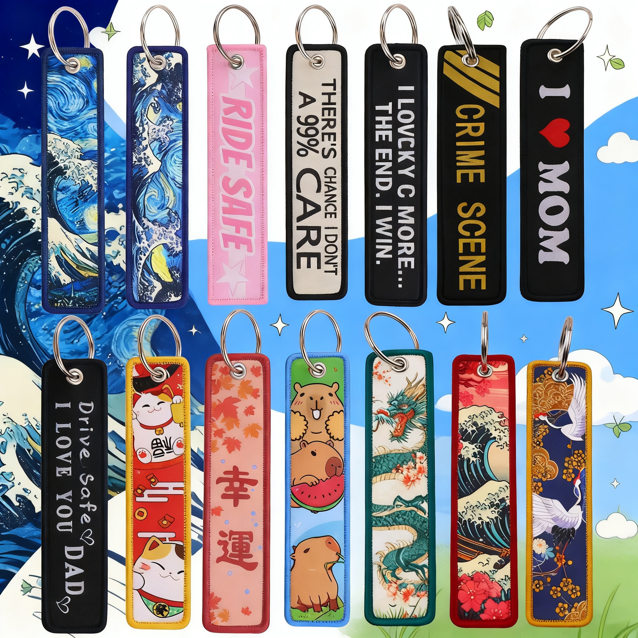Van Gogh Embroidery Key Fobs K – Embroidery Gift Bewertung und Preis