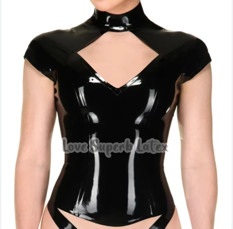 Sexy Black Women Latex Short S – Embroidery Art Painting Bewertung und Preis