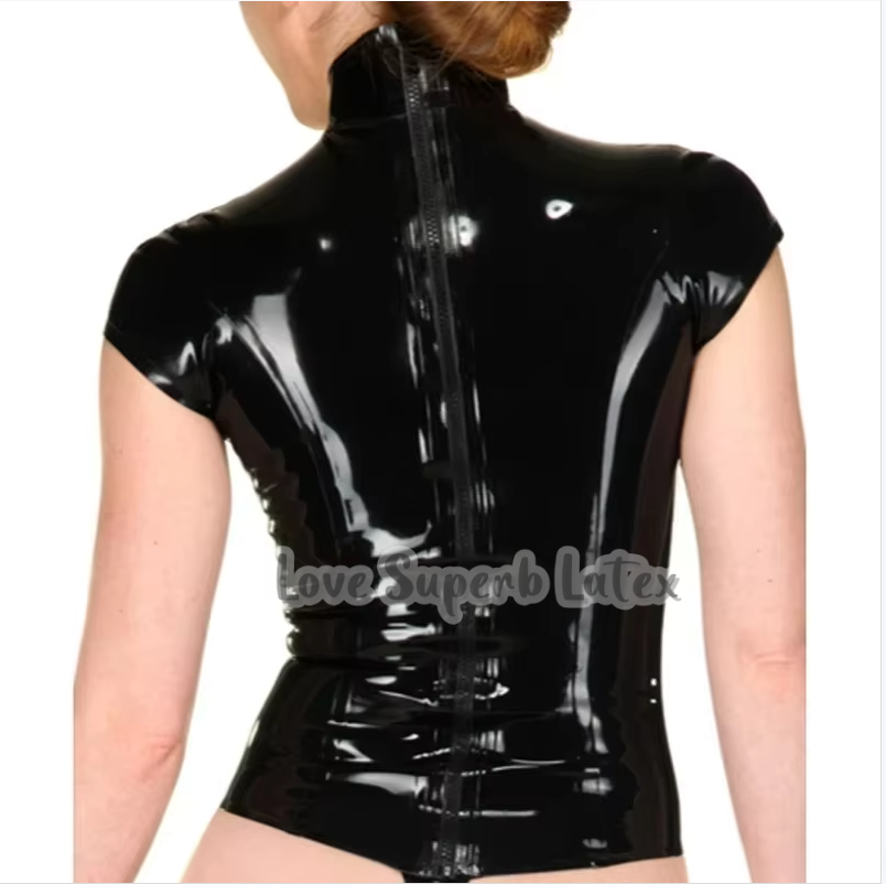 Sexy Black Women Latex Short S – Embroidery Art Painting Bewertung und Preis