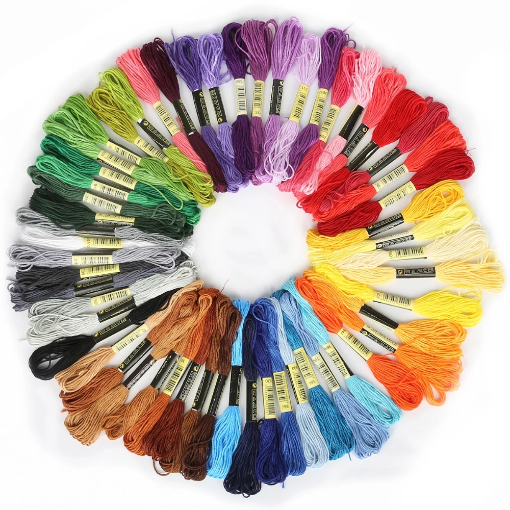 8/12/24/36Pcs Multicolor Simil – Dmc Floss Set Bewertung und Preis