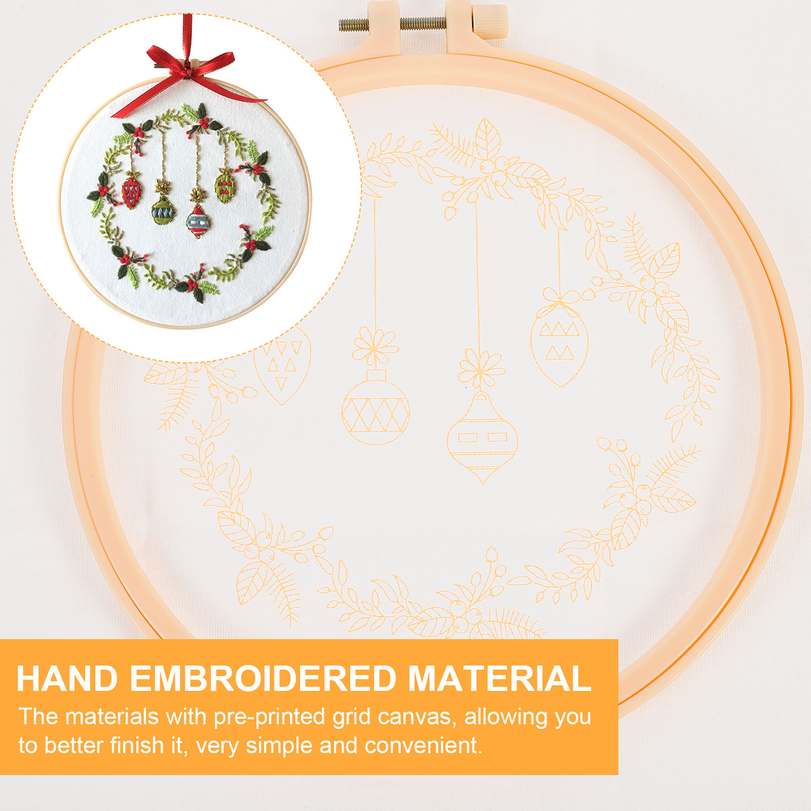 Christmas Embroidery Kit DIY C – Embroidery Xmas Kits Bewertung und Preis