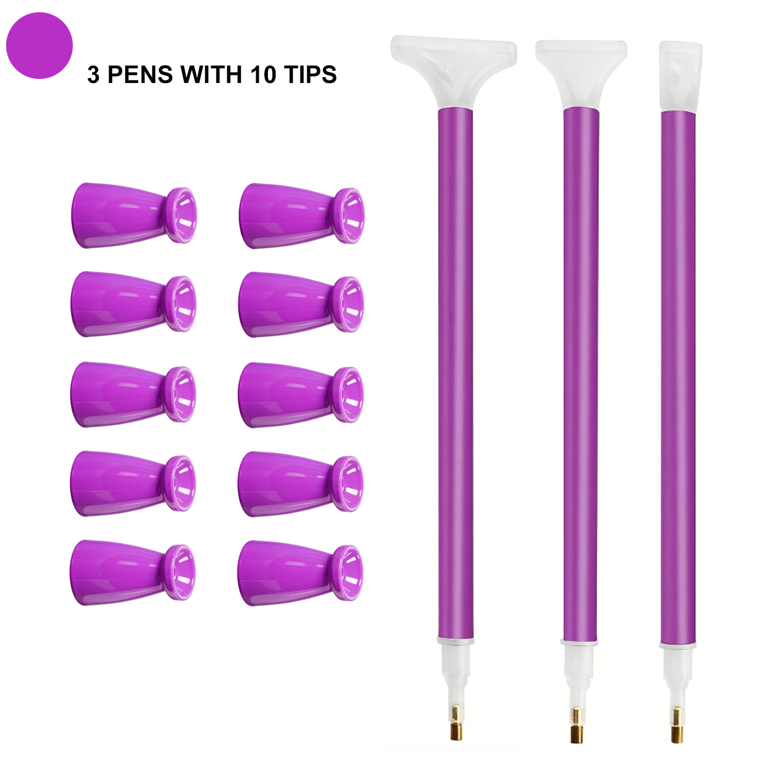 10 Silicone Tips & 3 Pens Diam – Embroidery Kit Starter Bewertung und Preis