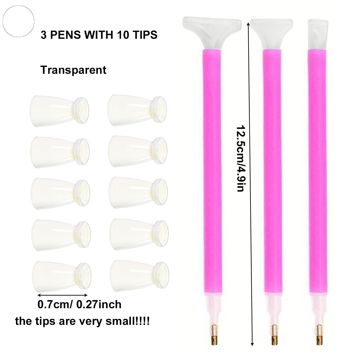 10 Silicone Tips & 3 Pens Diam – Embroidery Kit Starter Bewertung und Preis