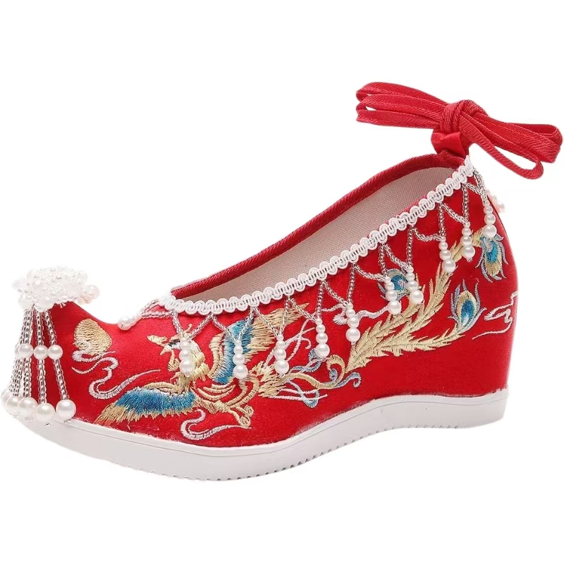 Women New Red Embroidered Wedd – Embroidery Beads Bewertung und Preis