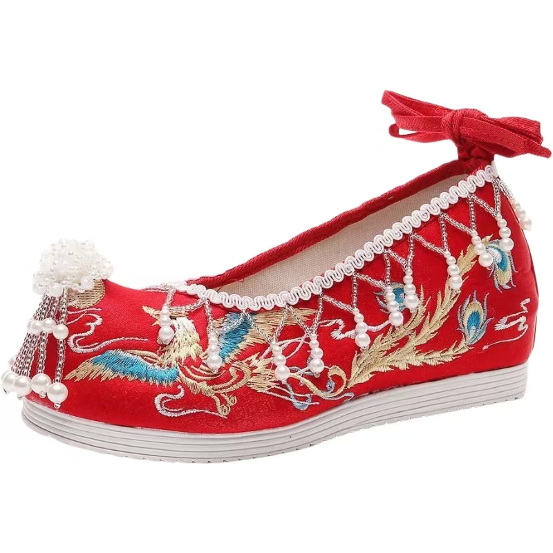 Women New Red Embroidered Wedd – Embroidery Beads Bewertung und Preis