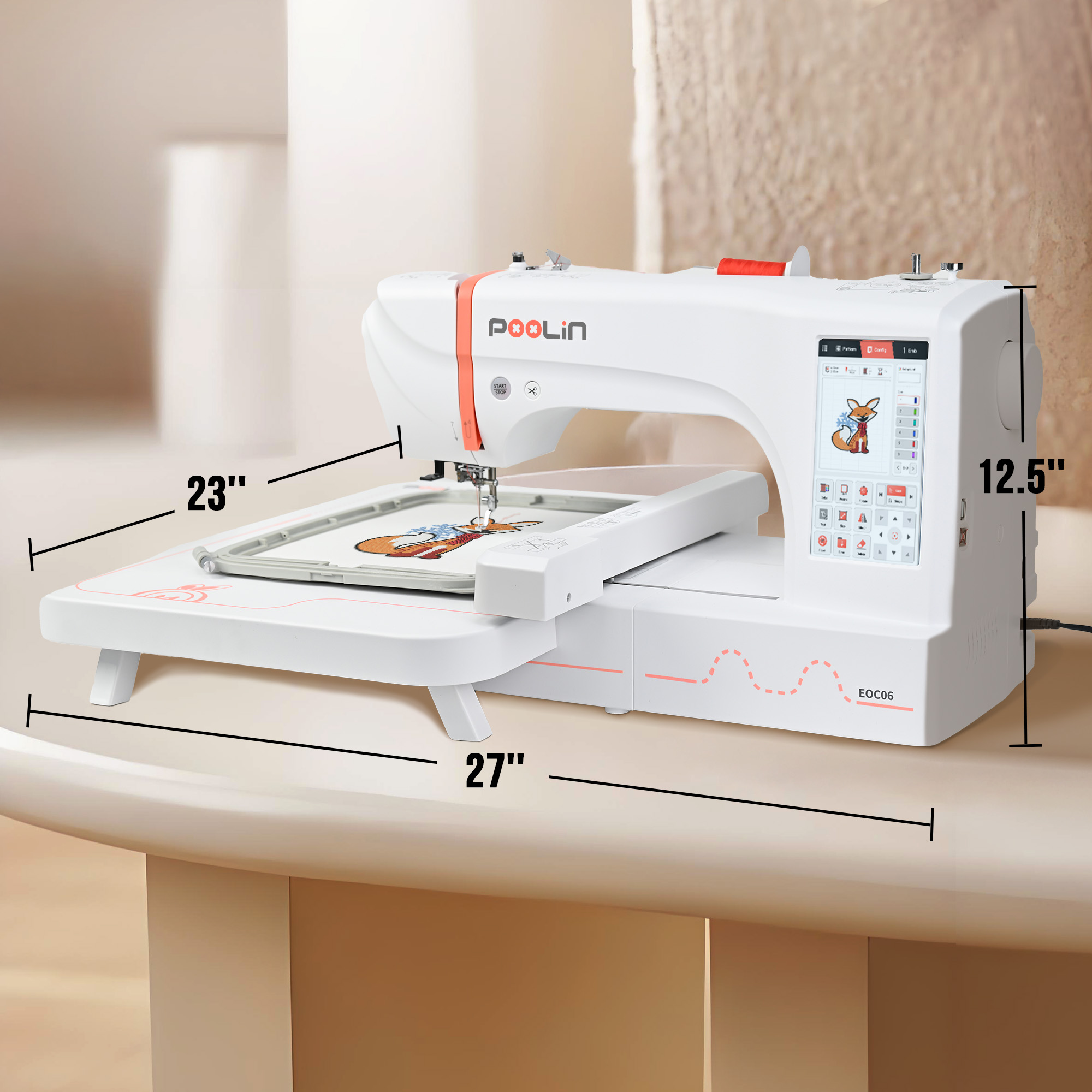 EOC06 PooLin China Hot Sale Co – Embroidery Machine China Bewertung und Preis