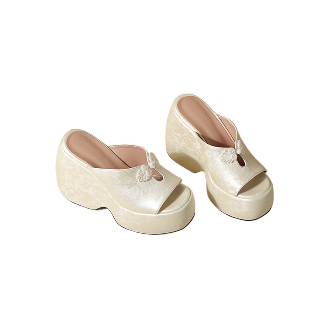 Women Wedge Heel Mules Slipper – Embroidery Ai Bewertung und Preis