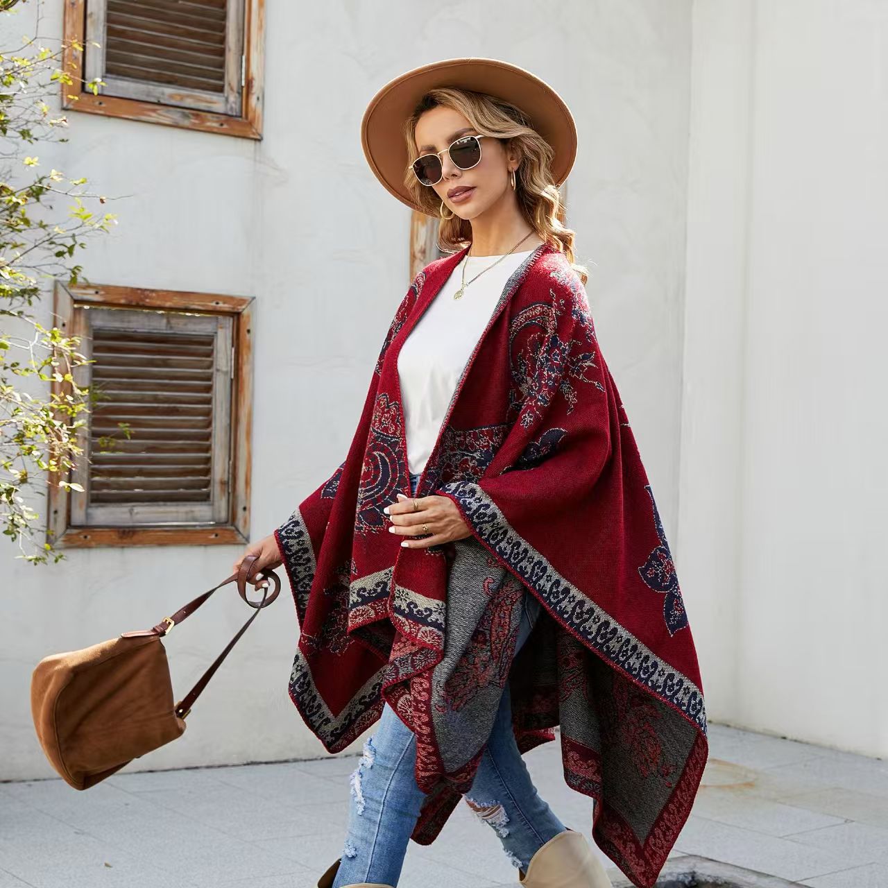 Patterned Faux Cashmere Warm S – Embroidery X Pattern Bewertung und Preis