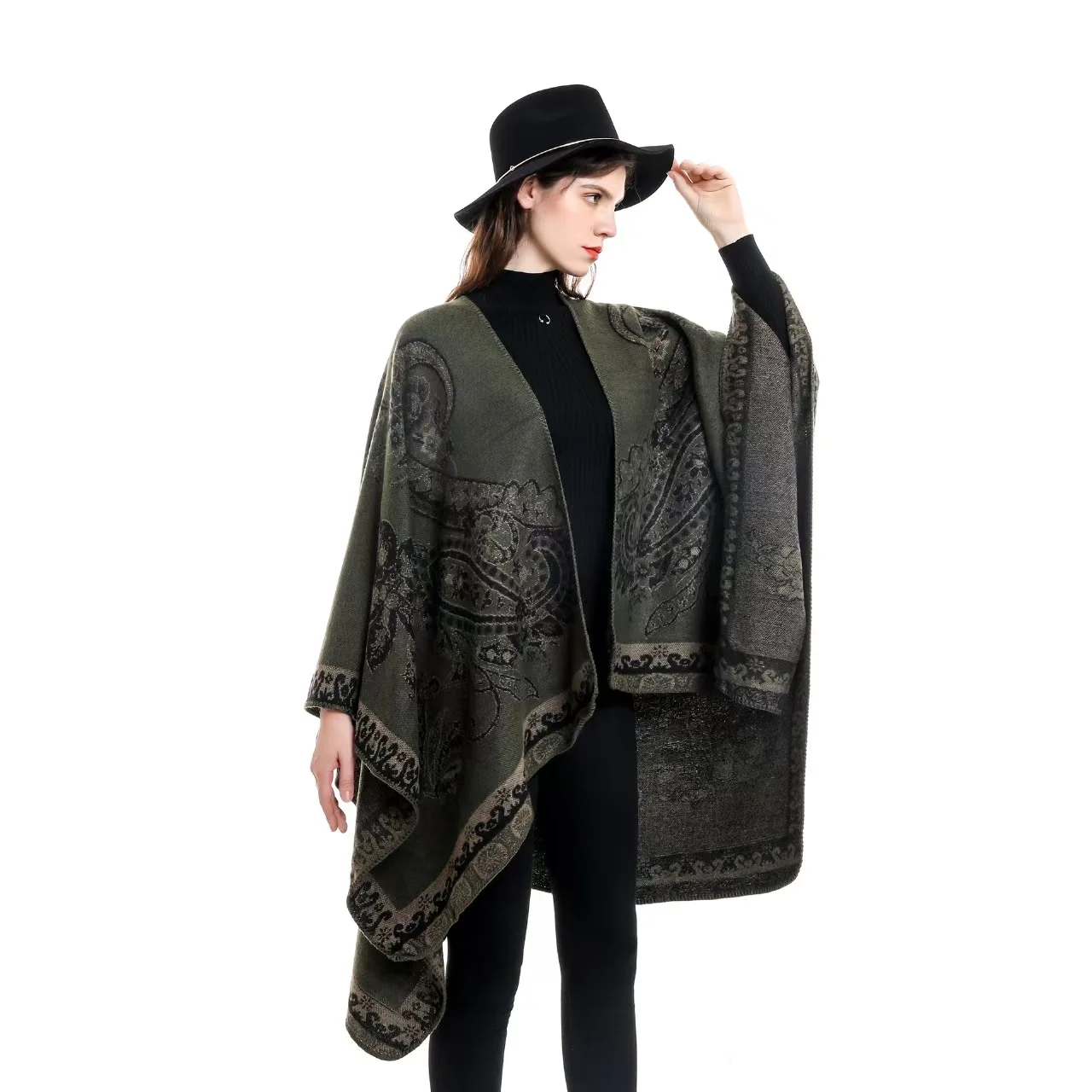 Patterned Faux Cashmere Warm S – Embroidery X Pattern Bewertung und Preis