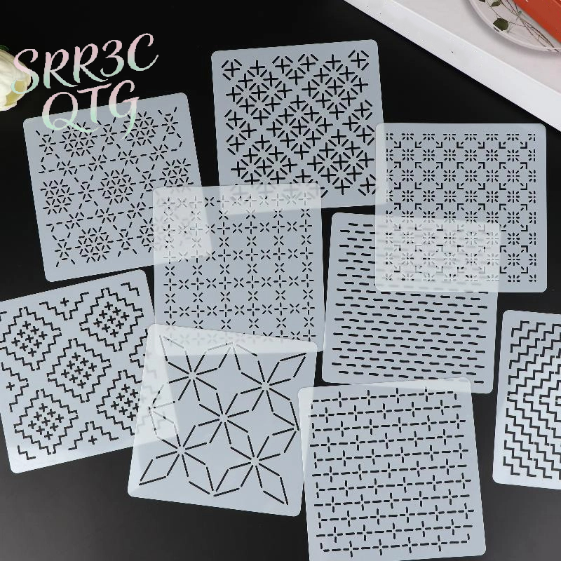 9/32Pcs Sashiko Embroidery Tem – Embroidery Gift Bewertung und Preis
