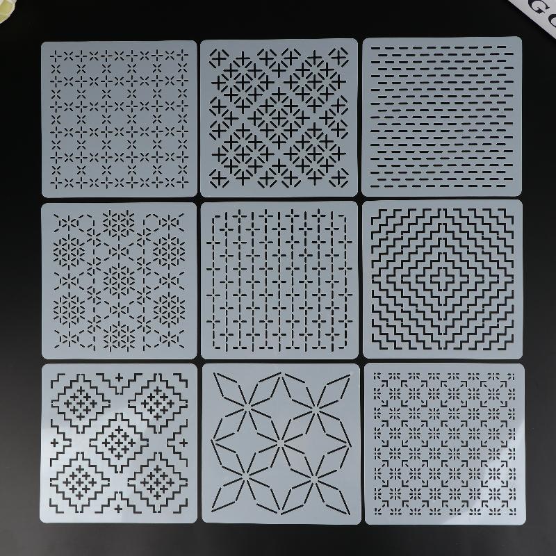 9/32Pcs Sashiko Embroidery Tem – Embroidery Gift Bewertung und Preis