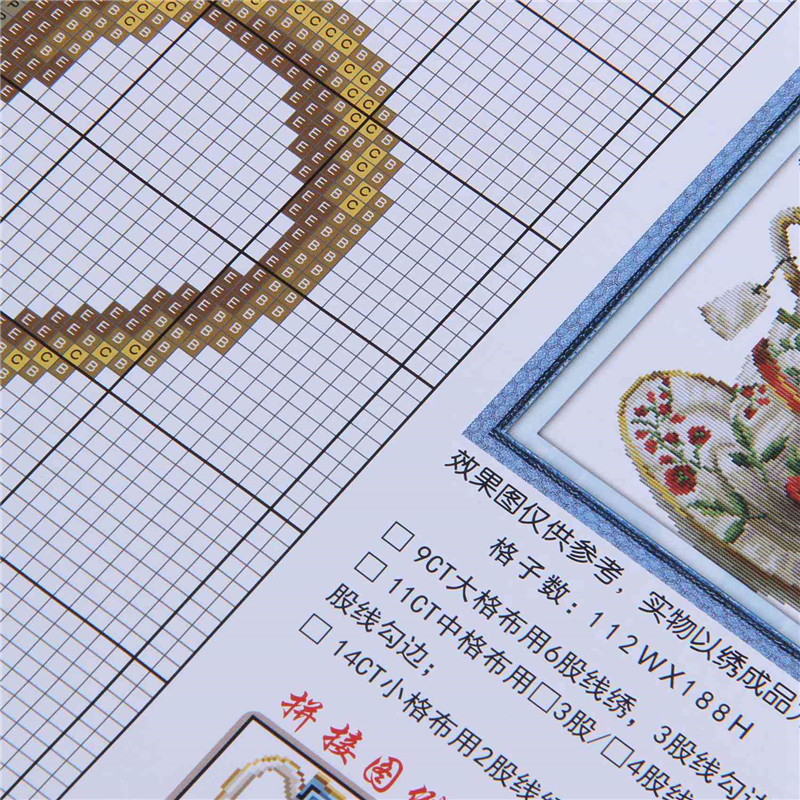 2X DIY Handmade Needlework Cro – Embroidery X Pattern Bewertung und Preis