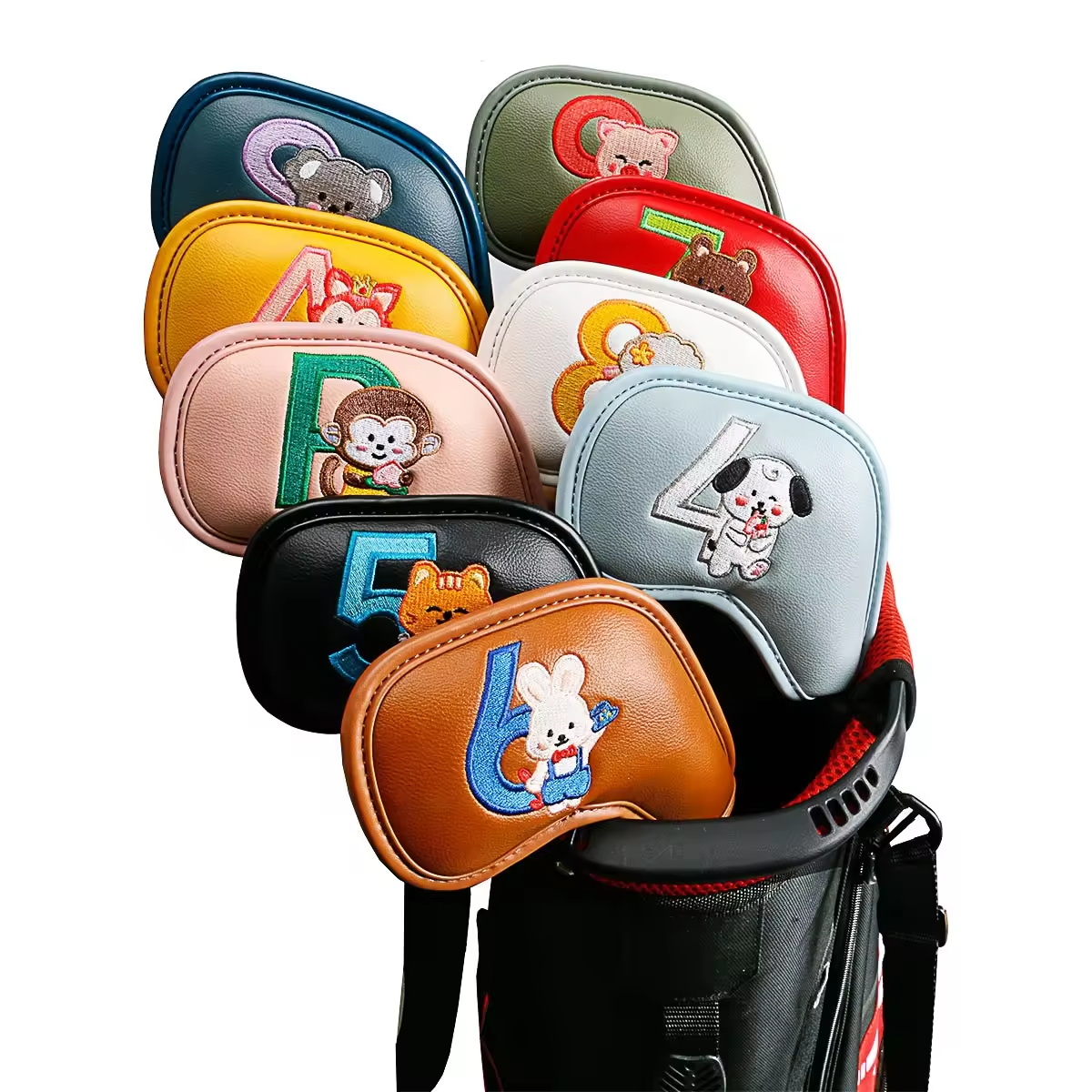 9Pcs Cute Cartoon Animal Golf  – Embroidery Gift Bewertung und Preis
