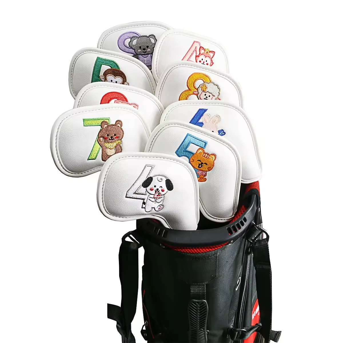 9Pcs Cute Cartoon Animal Golf  – Embroidery Gift Bewertung und Preis