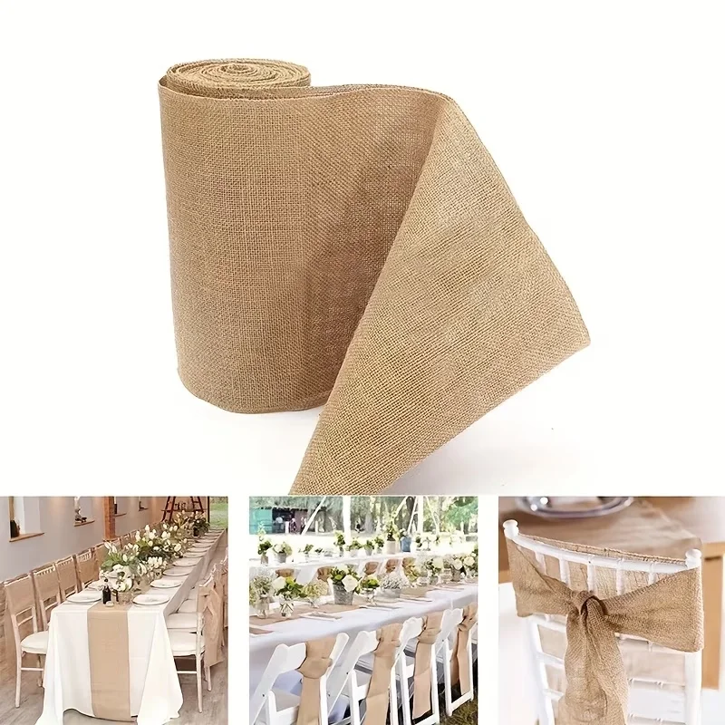 Natural Beige Burlap Roll 30cm – Linen Fabric Natural Bewertung und Preis
