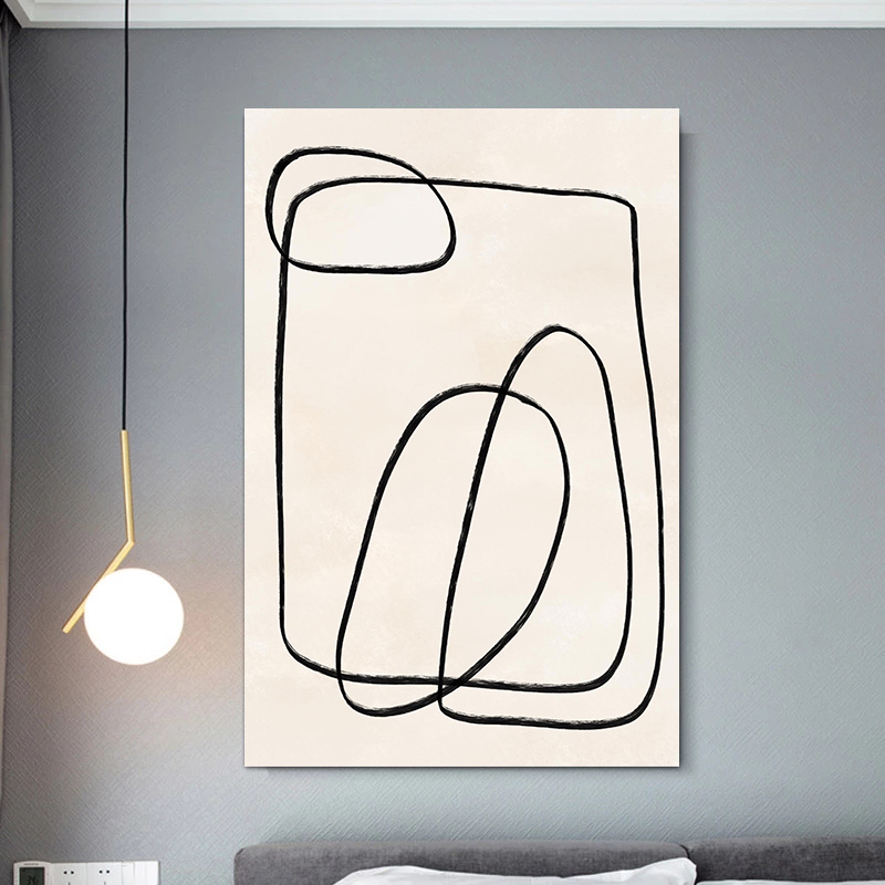 Minimalist Paint Strokes Abstr – Embroidery Art Painting Bewertung und Preis