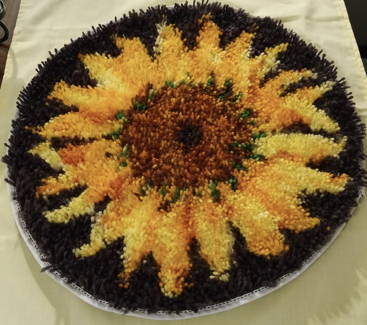 Latch Hook Rug Kit, Sunflower  – Embroidery X Pattern Bewertung und Preis