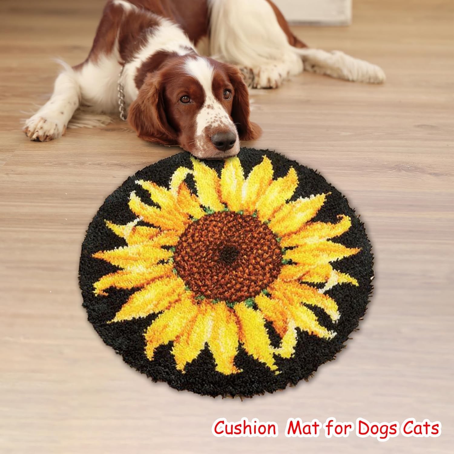Latch Hook Rug Kit, Sunflower  – Embroidery X Pattern Bewertung und Preis